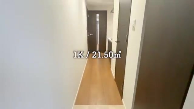 1K賃貸マンション内見のトイレ→キッチン→洗面→お風呂（室内・外観の様子）