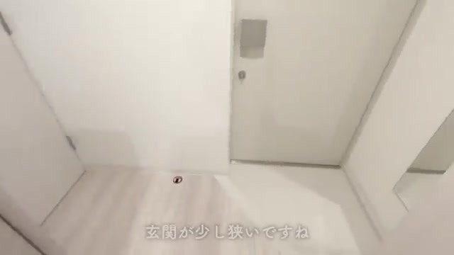 1K賃貸マンション内見の玄関（別室）（室内・外観の様子）