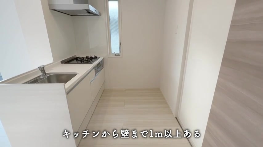 1LDKの賃貸アパートのキッチン（室内・外観の様子）