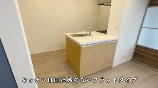 1LDKの賃貸アパートのキッチン(室内・外観の様子)