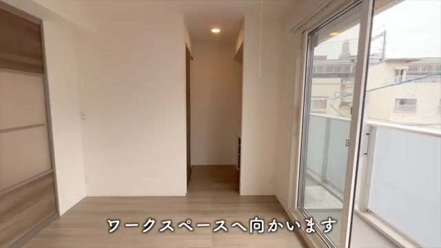 1LDKの賃貸アパートのワークスペース(室内・外観の様子)