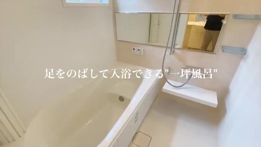 1LDK×賃貸アパートの浴槽付きの快適なバスルーム（室内・外観の様子）