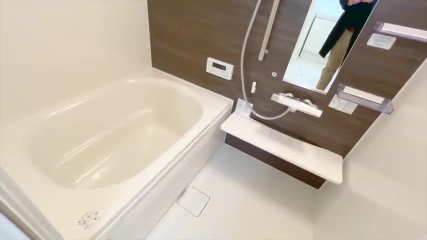 1LDK / 賃貸アパート内見のお風呂（室内・外観の様子）