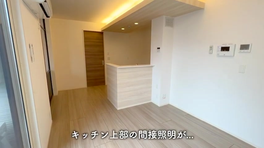 1LDK賃貸アパート内見のキッチン(室内・外観の様子)
