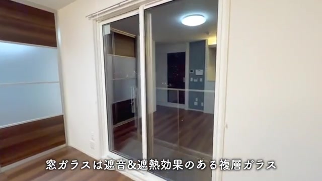 1LDK賃貸アパート内見のバルコニー（室内・外観の様子）