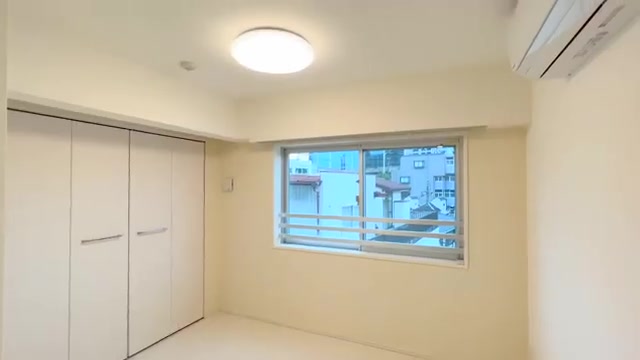 1LDK賃貸マンション内見/1人暮らしの寝室（室内・外観の様子）