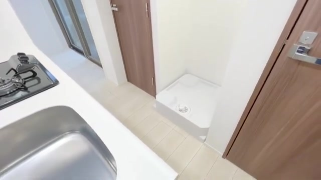 東京の賃貸マンション内見の1R（別タイプ・洗濯パン）（室内・外観の様子）