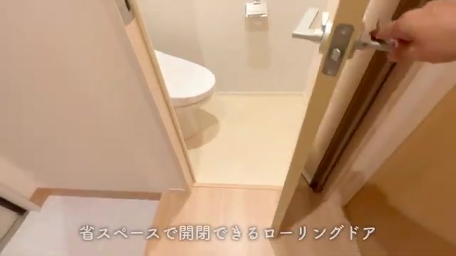 1R賃貸アパート内見のトイレ（室内・外観の様子）