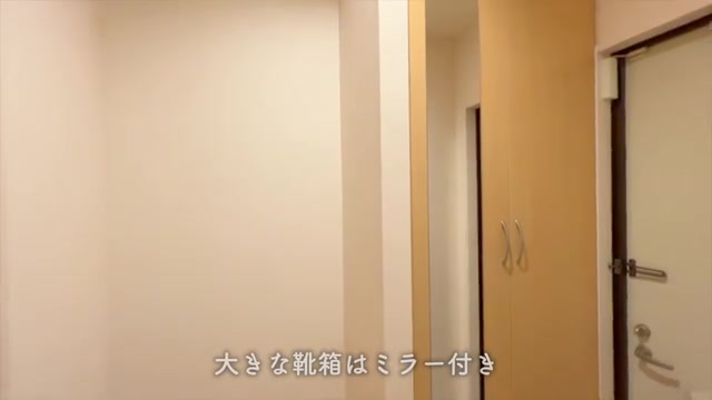 1R賃貸アパート内見の玄関（室内・外観の様子）