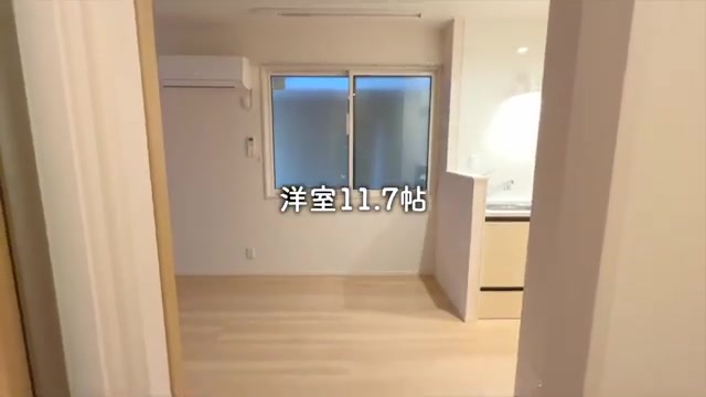 1R賃貸アパート内見の洋室（室内・外観の様子）