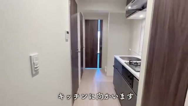 横浜市の1Kのキッチン（室内・外観の様子）