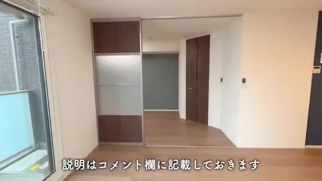 2LDKの賃貸アパート内見の洋室6.8帖 / WIC（室内・外観の様子）