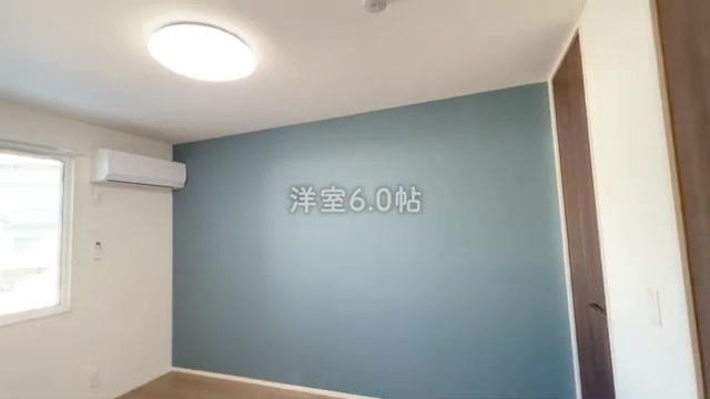賃貸アパート同棲間取りの寝室6.0帖 / WIC（室内・外観の様子）