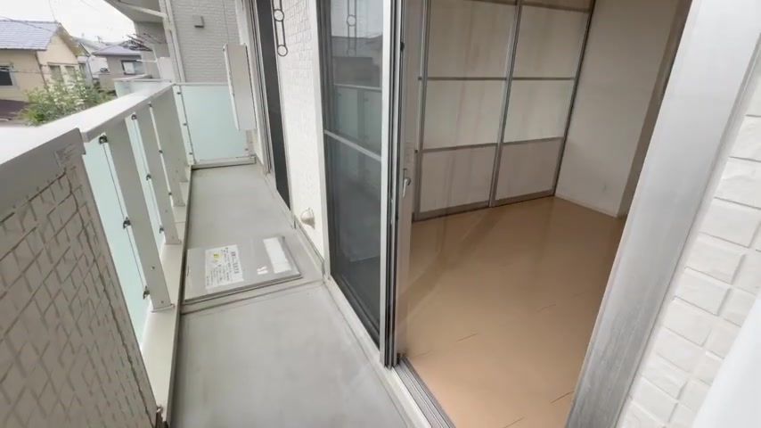 広島市中区の2LDKのバルコニー（室内・外観の様子）
