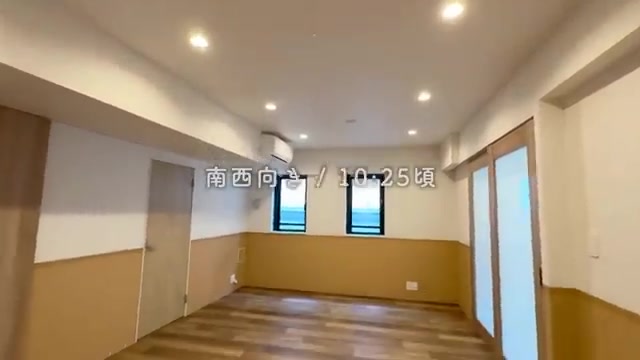 練馬区の1Kの換気窓（室内・外観の様子）