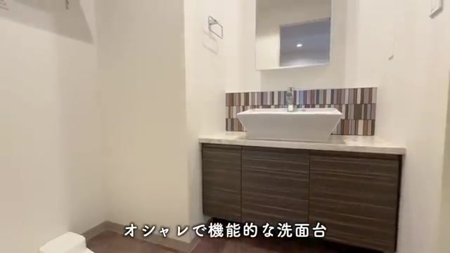 練馬区の1Kの洗面室（室内・外観の様子）