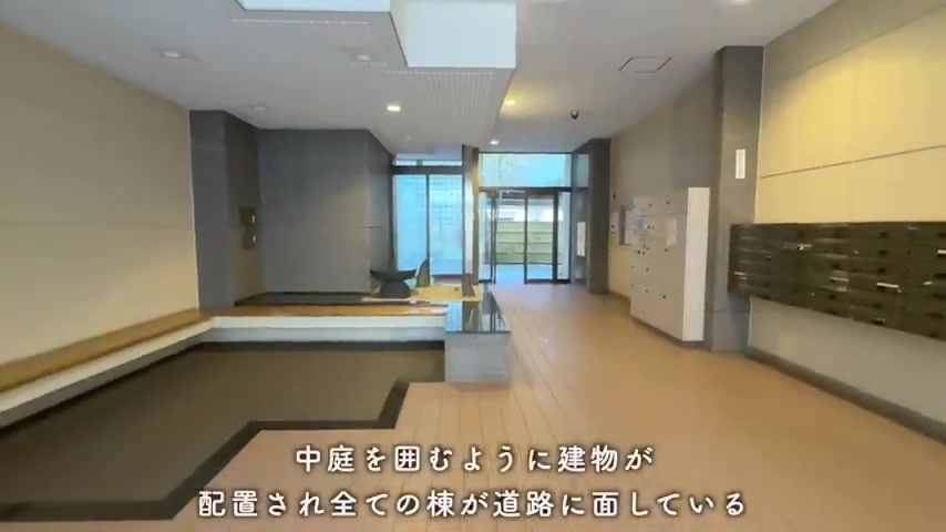 幕張ベイタウンパティオス7番街の共用部・中庭(室内・外観の様子)