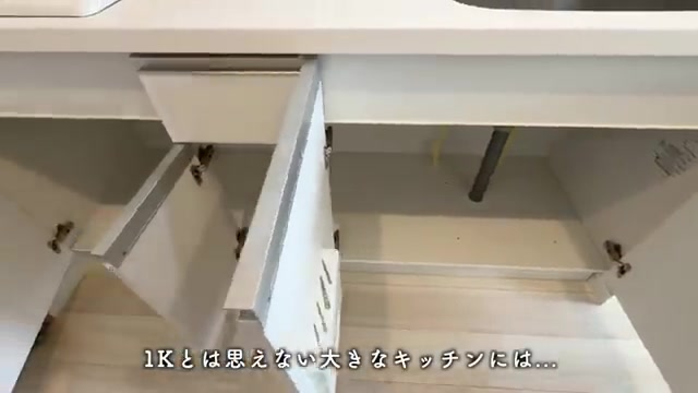 福岡市博多区の1Kの独立キッチン(室内・外観の様子)