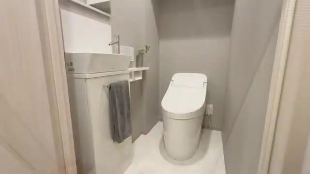 千葉市中央区の1LDKのトイレ（室内・外観の様子）