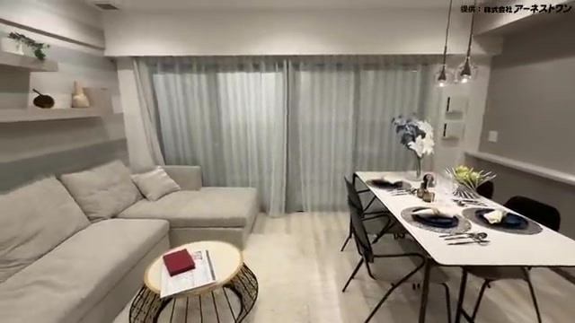和光市の2LDKのリビングダイニング（室内・外観の様子）