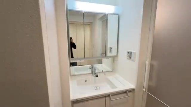 福岡市東区の1LDKの洗面室（室内・外観の様子）