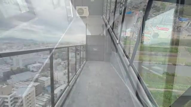 枚方市の1LDKのバルコニー(室内・外観の様子)