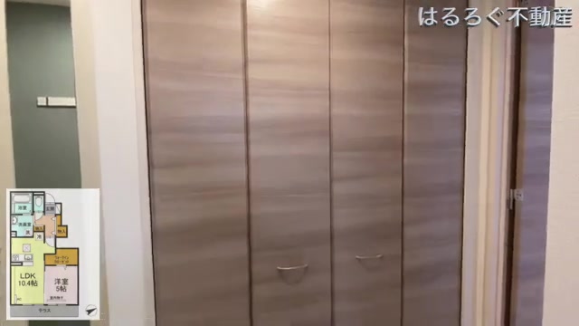D-room唐原B棟のLDK 10.4帖（室内・外観の様子）