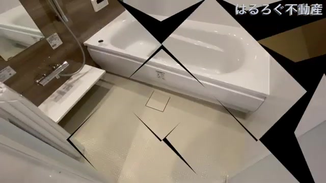 D-room唐原B棟の浴室（室内・外観の様子）