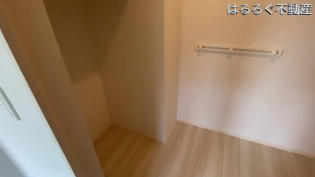 D-room唐原B棟のウォークインクローゼット（室内・外観の様子）