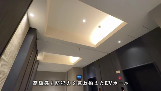 プレシア天神サウスのEVホール（室内・外観の様子）