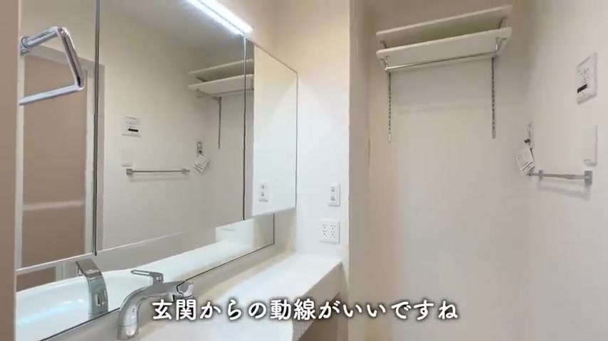 広島市西区の2LDKの洗面所（室内・外観の様子）