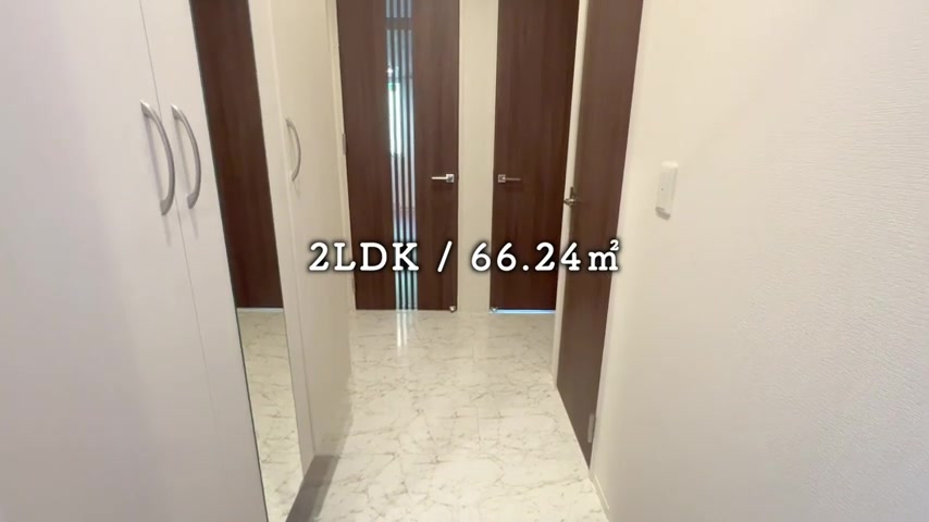 広島市南区の2LDKの玄関（室内・外観の様子）