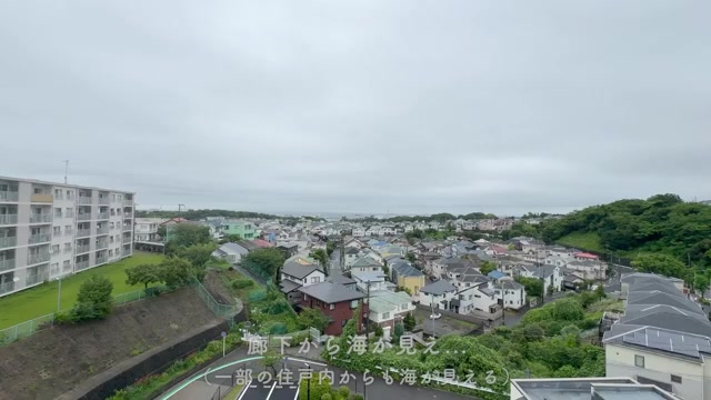 横浜市金沢区の1LDKの廊下からの景色(室内・外観の様子)