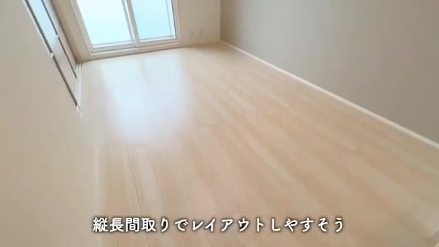 賃貸アパート内見のLD - リビングダイニング(室内・外観の様子)