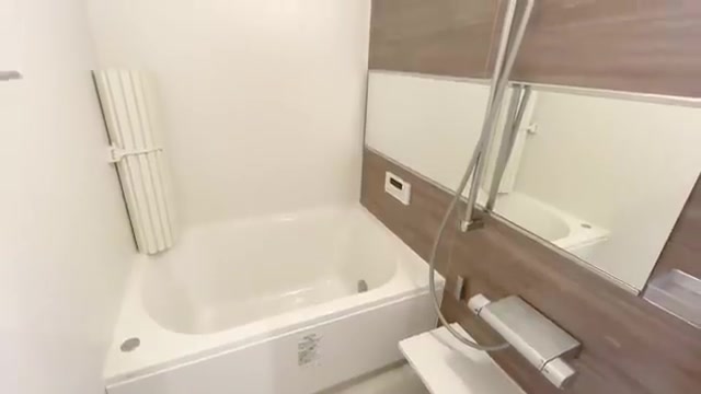 広島市西区の1LDKのお風呂(室内・外観の様子)
