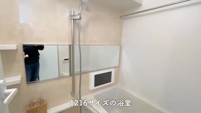 大阪の1LDKの浴室（室内・外観の様子）