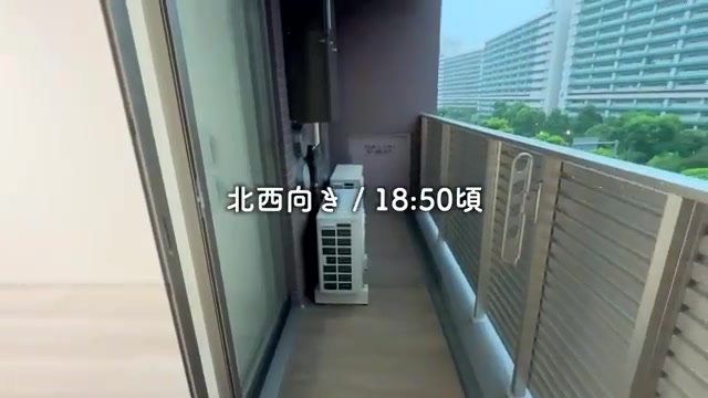 一人暮らしOK/賃貸マンション内見のバルコニー（室内・外観の様子）