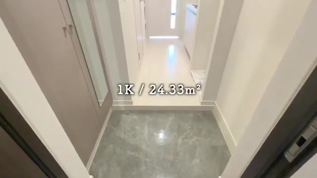 横浜市南区の1Kの玄関（室内・外観の様子）