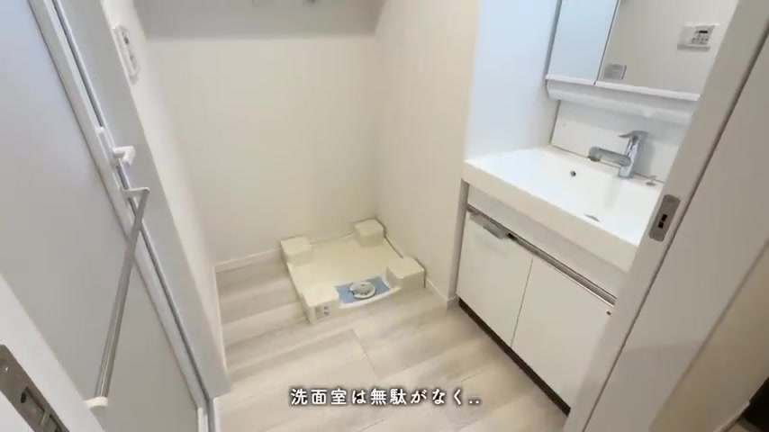 RJRプレシア千代県庁口駅前の洗面室(室内・外観の様子)