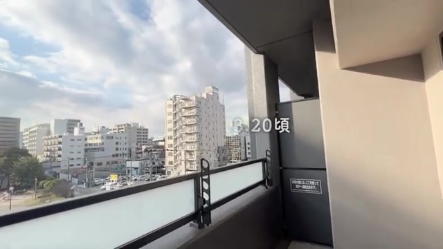 RJRプレシア江坂駅前のバルコニー・周辺環境(室内・外観の様子)