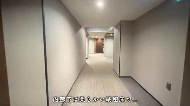 RJRプレシア博多駅前の内廊下（室内・外観の様子）