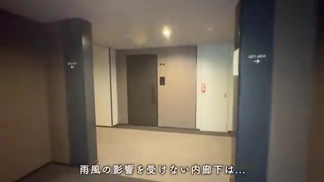 福岡市博多区の1LDKの内廊下（室内・外観の様子）
