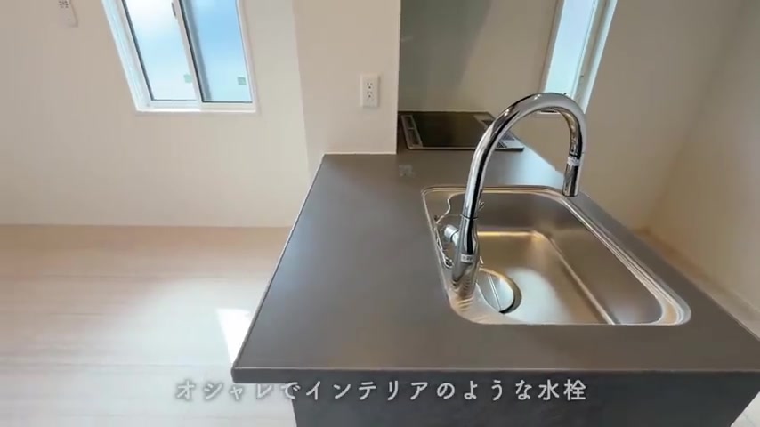 Sakura Terraceのキッチン（室内・外観の様子）