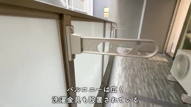 大阪市中央区の2LDKのバルコニー(室内・外観の様子)