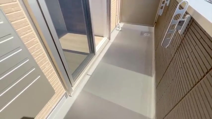 東広島市の1LDKのバルコニー(室内・外観の様子)