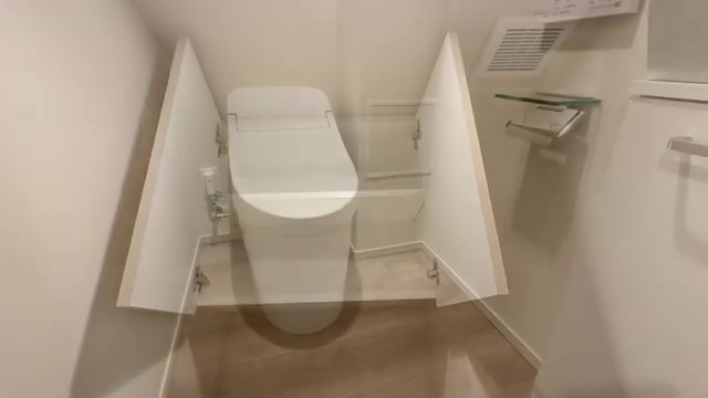 熊本市西区の2LDKのトイレ（室内・外観の様子）