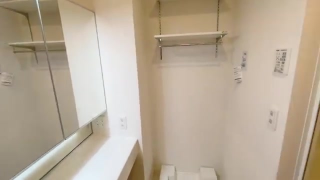 ワークスペース×WIC×賃貸アパートの洗面所(室内・外観の様子)