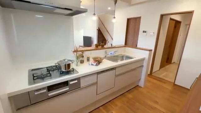 交野市の3LDKのキッチン（室内・外観の様子）