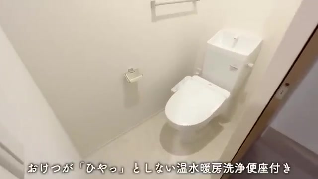 東広島市の1LDKのトイレ(室内・外観の様子)