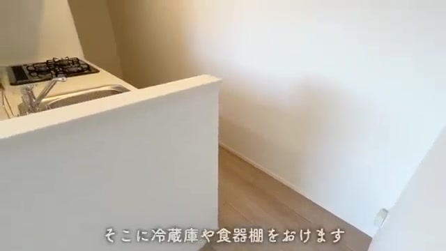東広島市の1LDKのキッチン(室内・外観の様子)